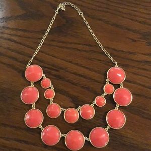 Coral and gold necklace